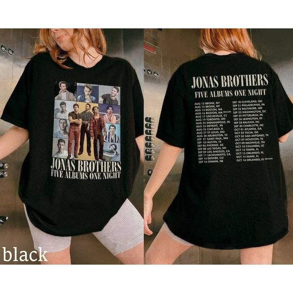 Jonas Brothers Tour 2 Sided Tshirt Jonas Brothers Tee - Picture 1 of 4